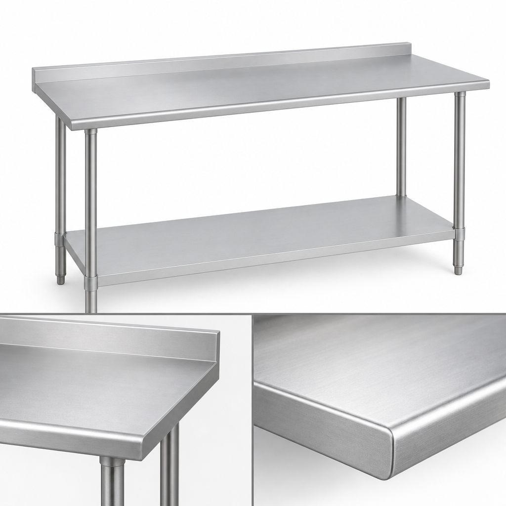 14-Gauge 300 Series Stainless Steel Top