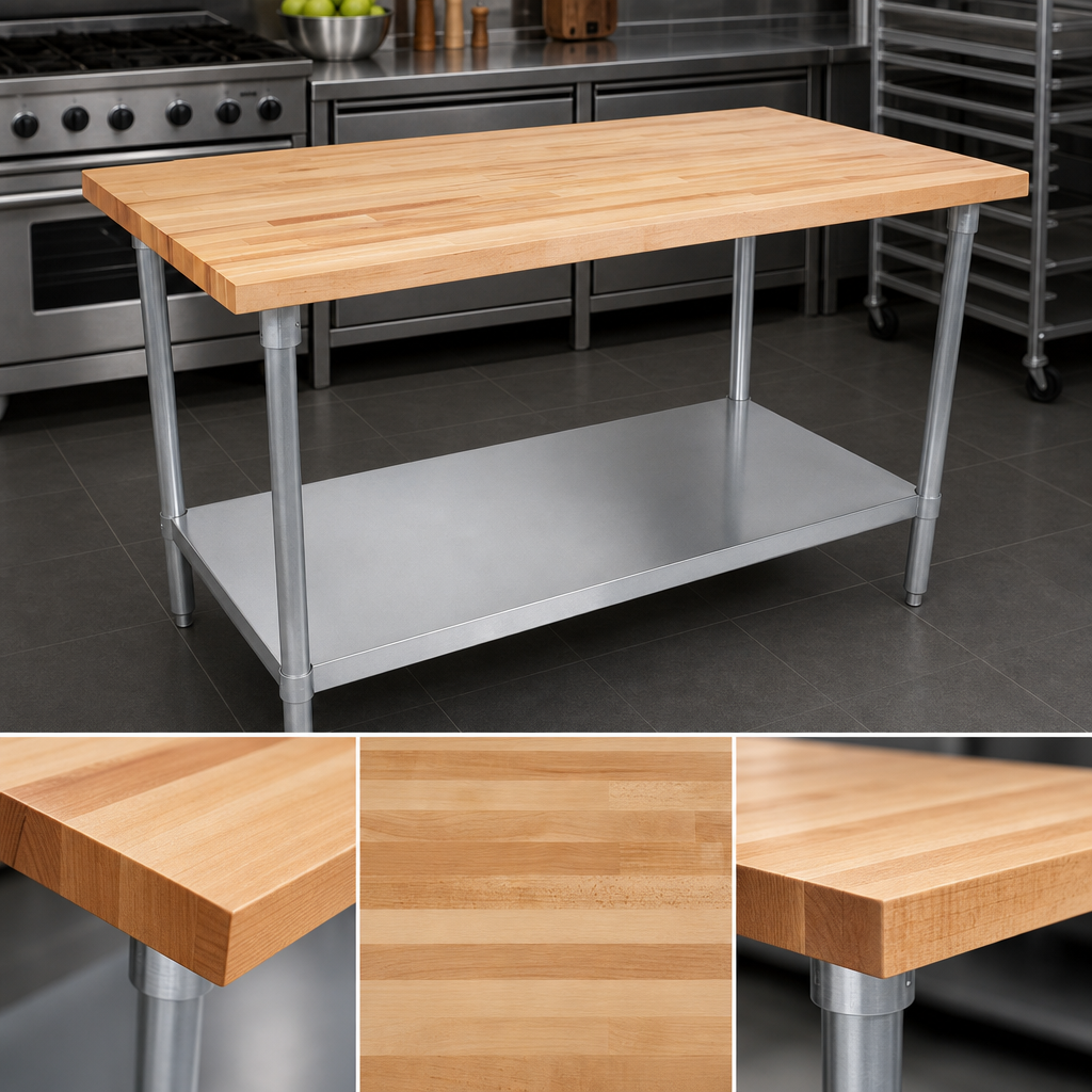 Edge Grain Flat Top