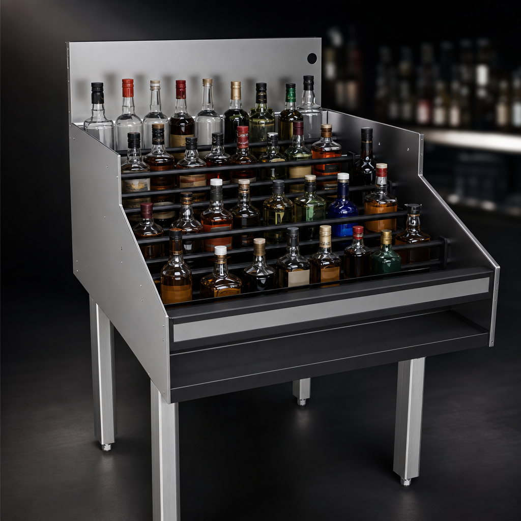 Five-Level Bottle Storage