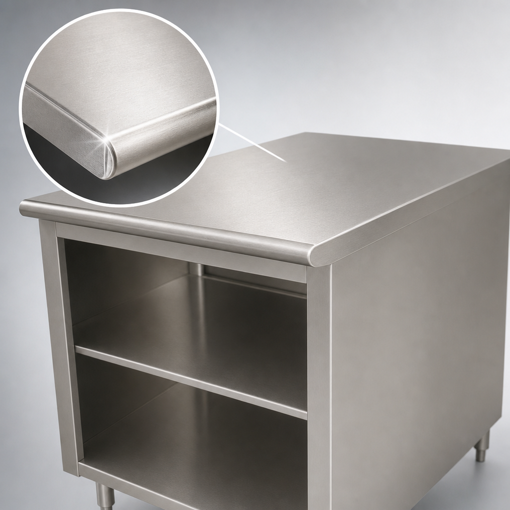 14-Gauge 304 Stainless Steel Top
