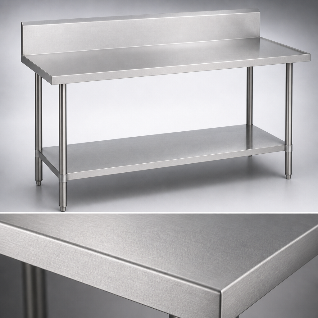 14 Gauge 300 Series Stainless Steel Top