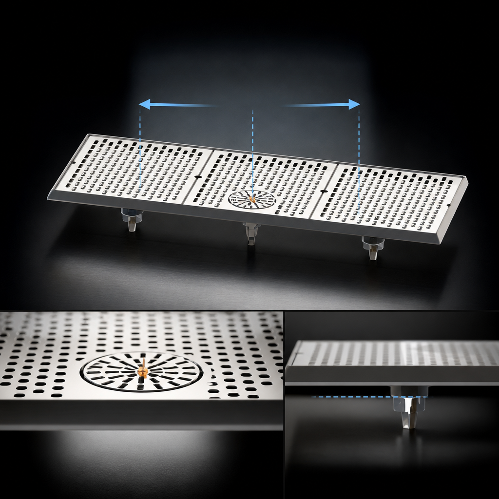 Centered Rinser Placement
