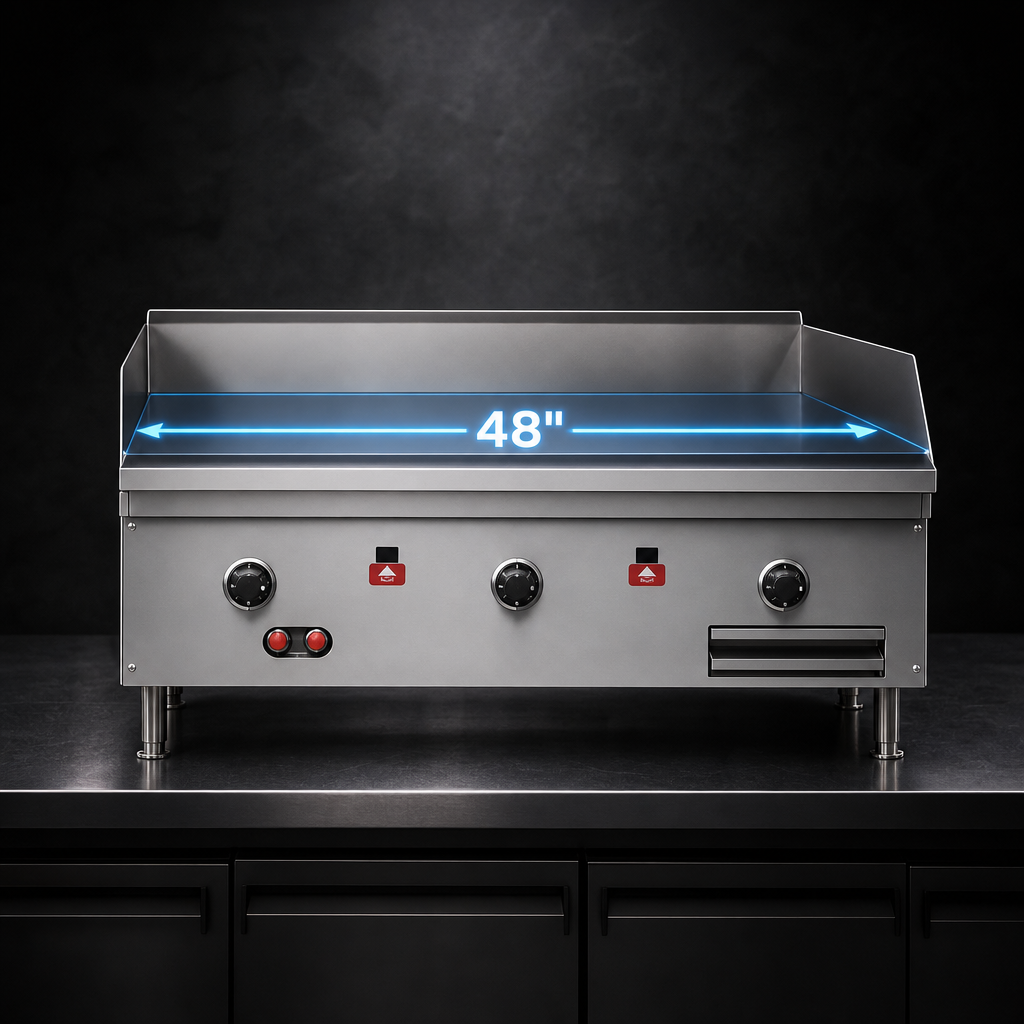 48-Inch Wide Cooking Surface