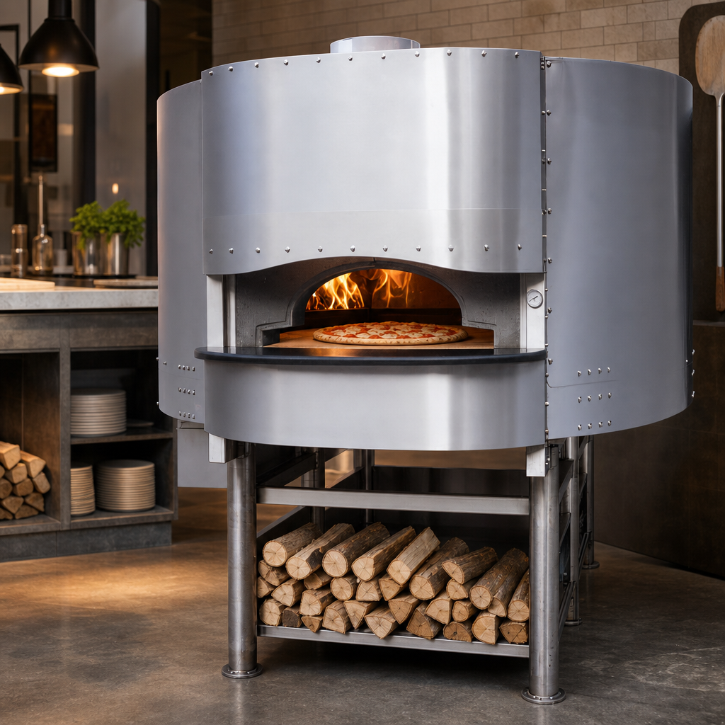 Wood-Fired Stone Hearth Oven