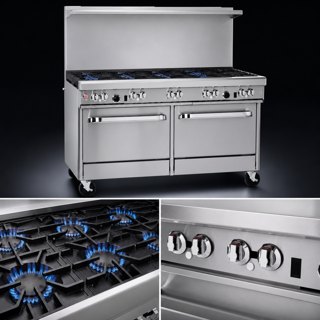 Four Open Burners