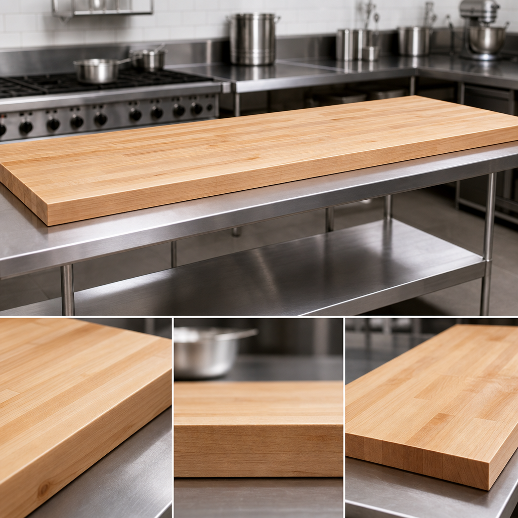 Edge Grain Flat Top