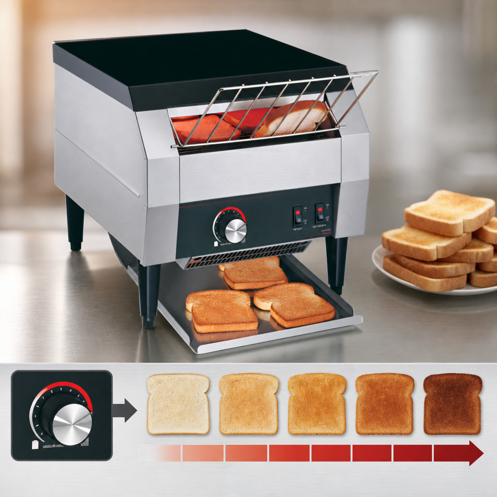 Conveyor Speed Controls Toast Color