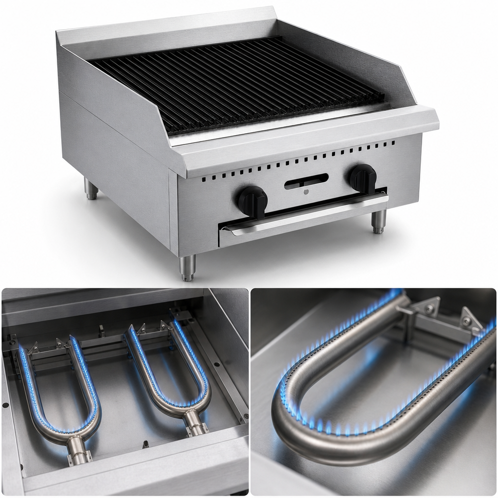 Two High-Output Burners
