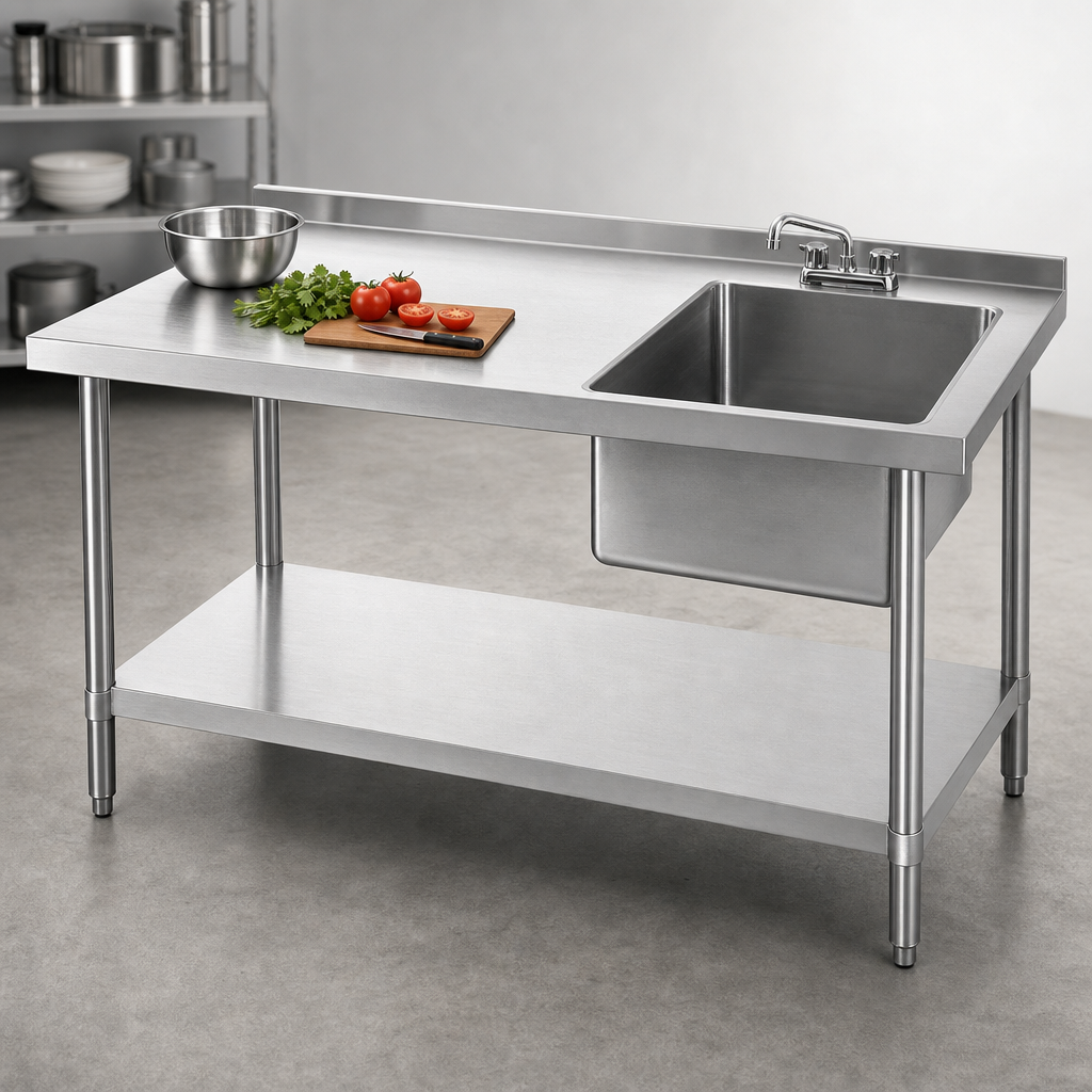 Right-Side Prep Sink