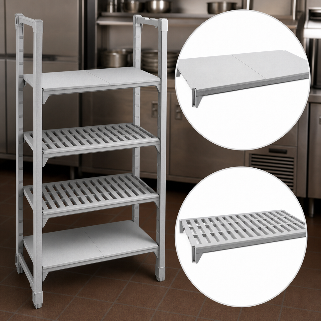 Vented and Solid Shelf Plates