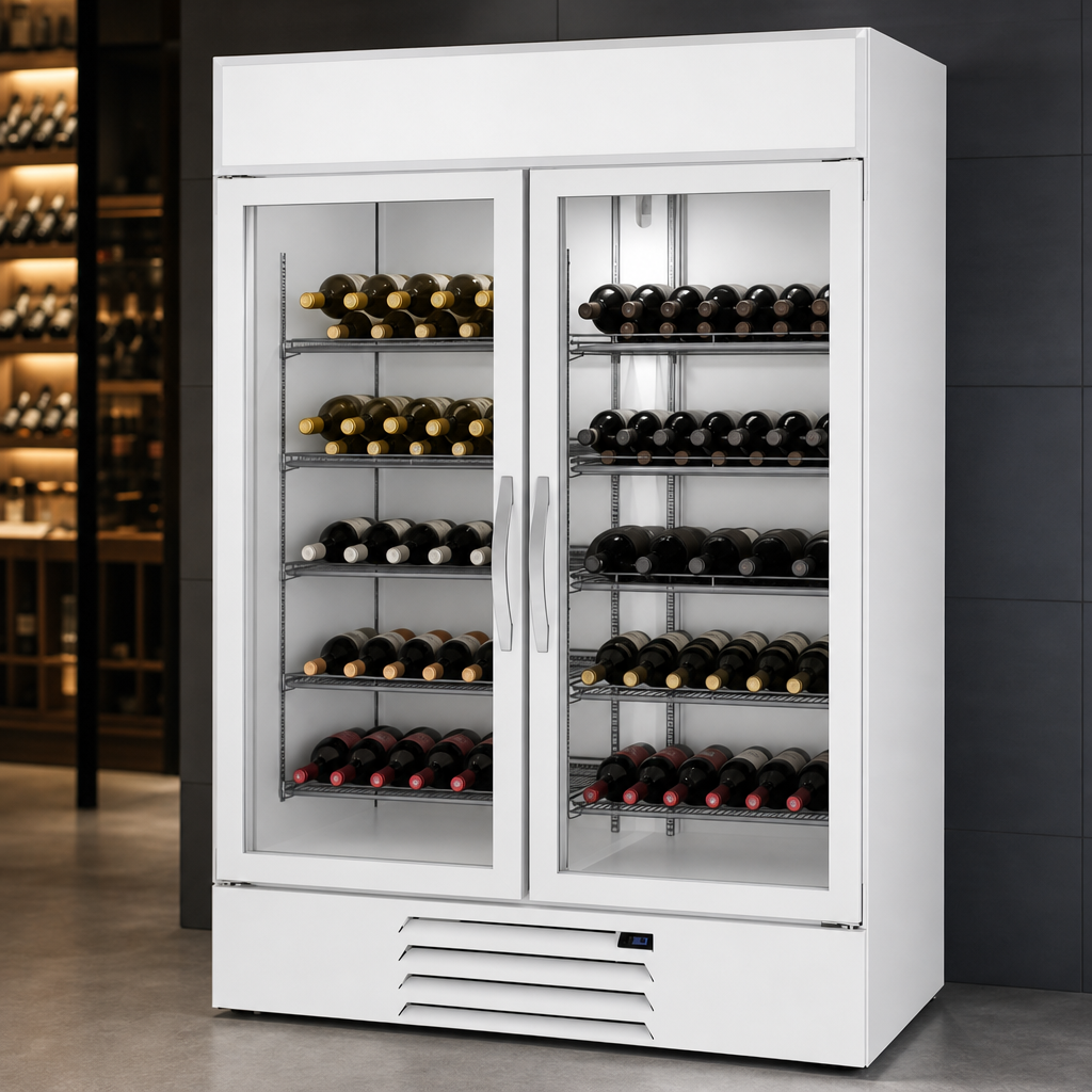 Two-Section Wine Display