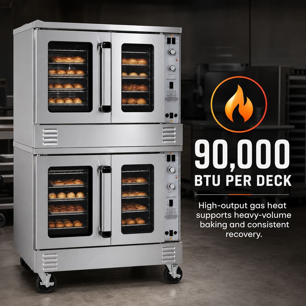 90,000 BTU Per Deck