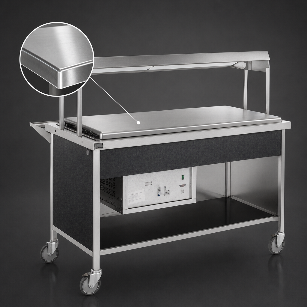 16 Gauge 304 Stainless Steel Top