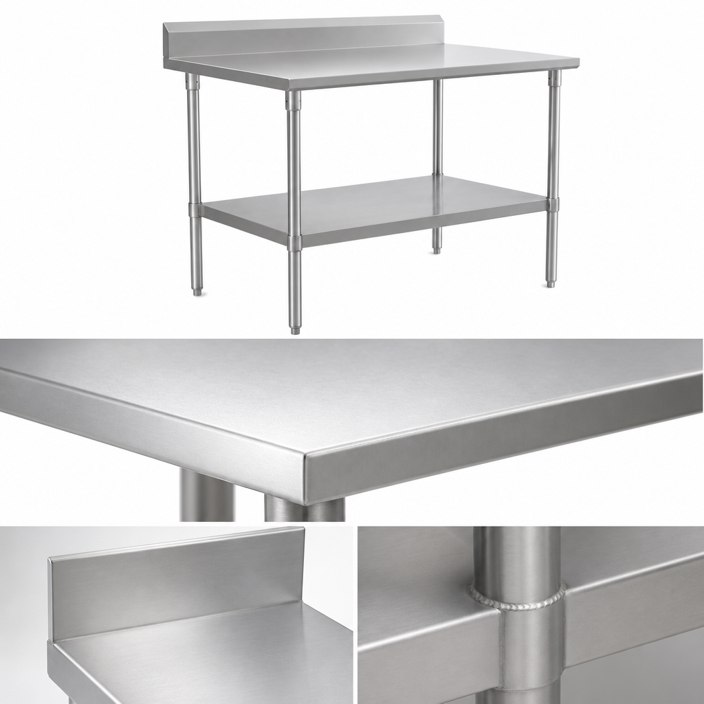 16-Gauge Type 300 Stainless Steel Top