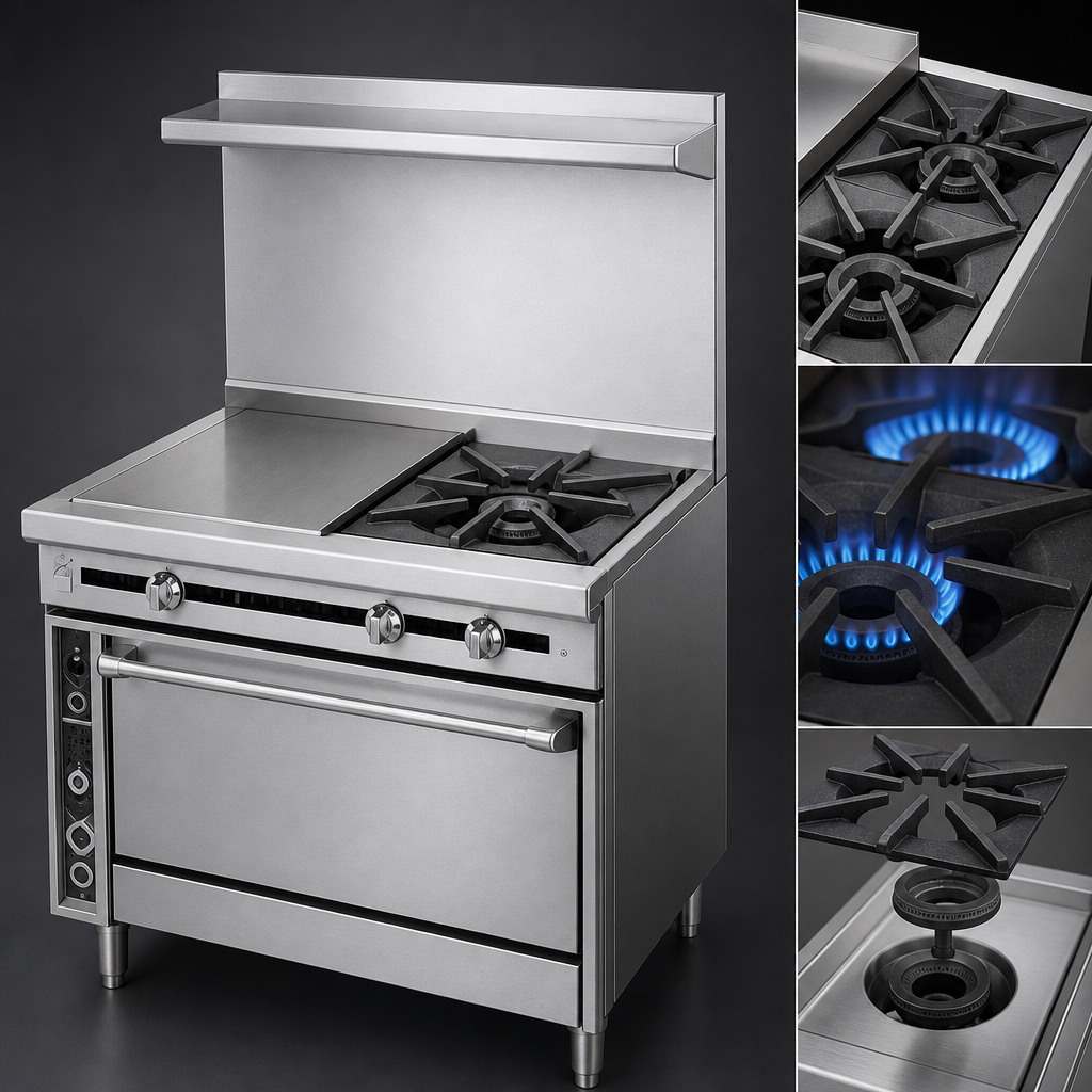 Two Open Burners