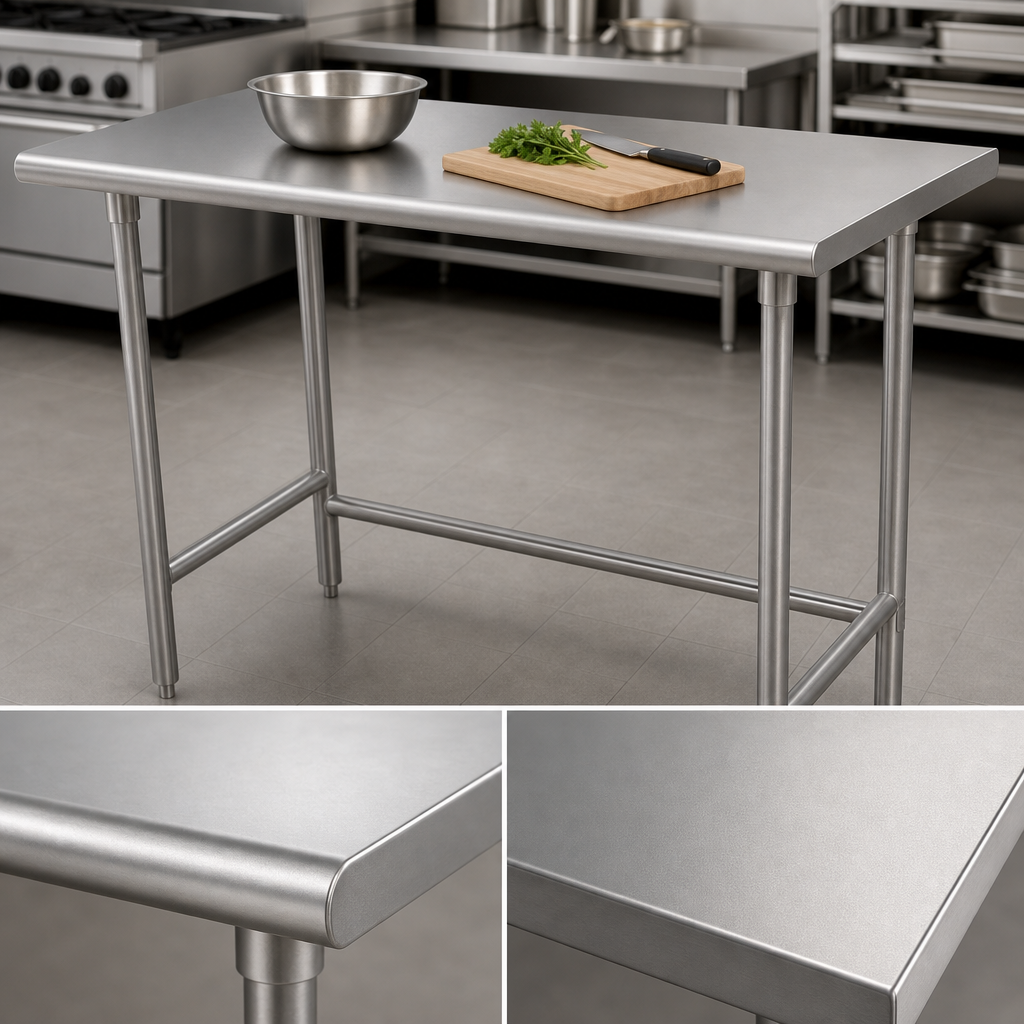 16-Gauge 430 Stainless Steel Top