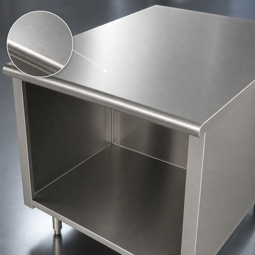 14-Gauge 304 Stainless Steel Top