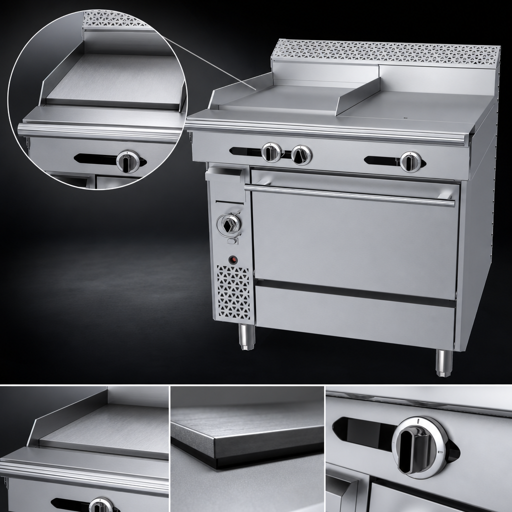 Left 18-Inch Thermostatic Griddle