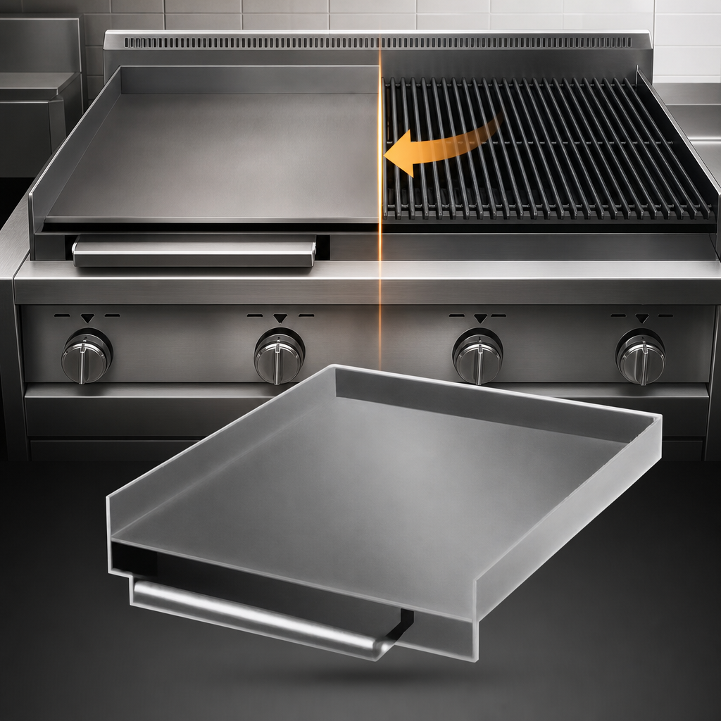 Charbroiler-to-Griddle Conversion