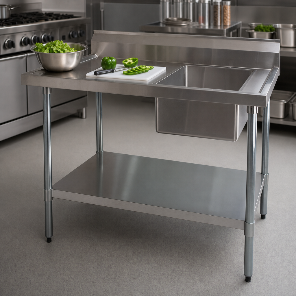 Right-Side Prep Sink