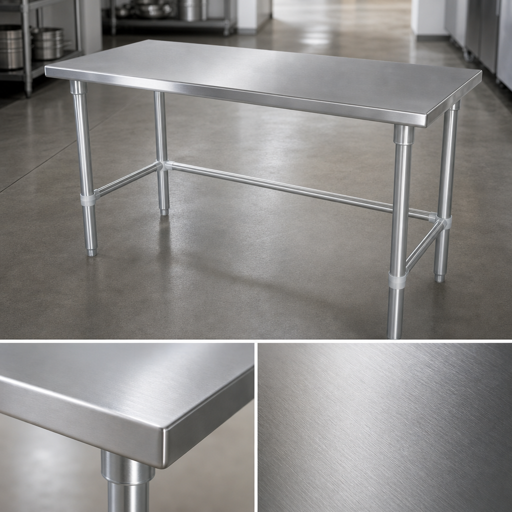 14-Gauge Stainless Steel Top