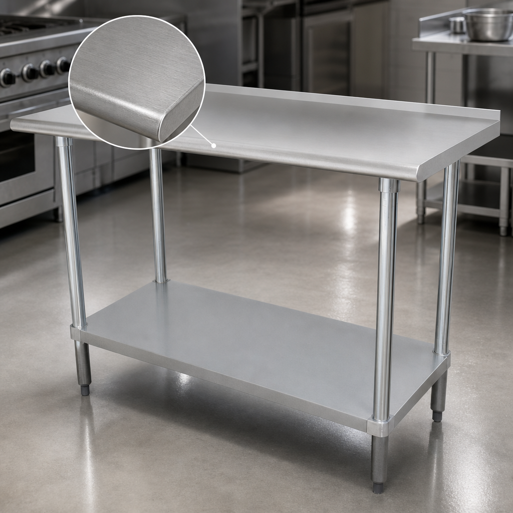 16-Gauge 304 Stainless Steel Top