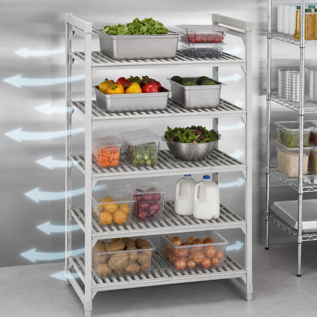 5-Tier Vented Shelf Design