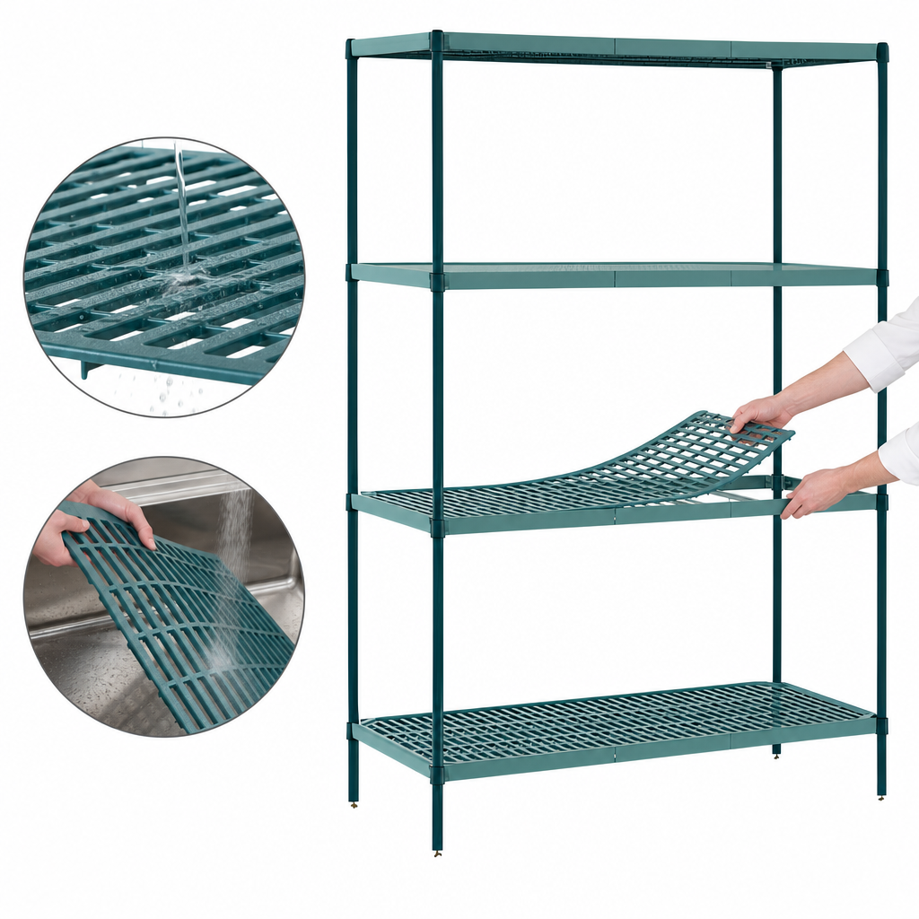 Removable Polymer Shelf Mats