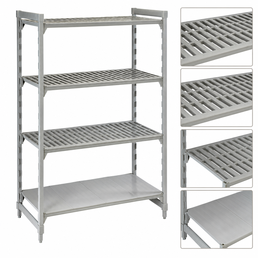 4-Tier Mixed Shelf Configuration