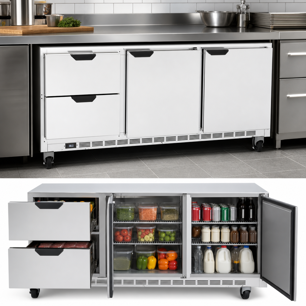 Three-Section Undercounter Design