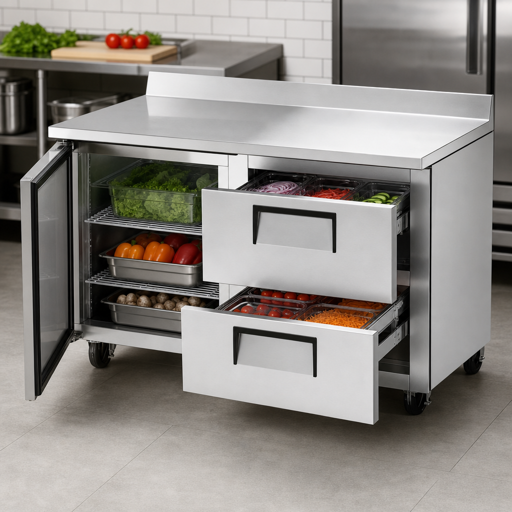 Mixed Door-and-Drawer Access