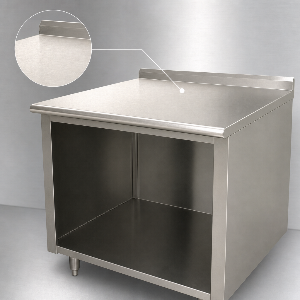 14-Gauge 304 Stainless Steel Top