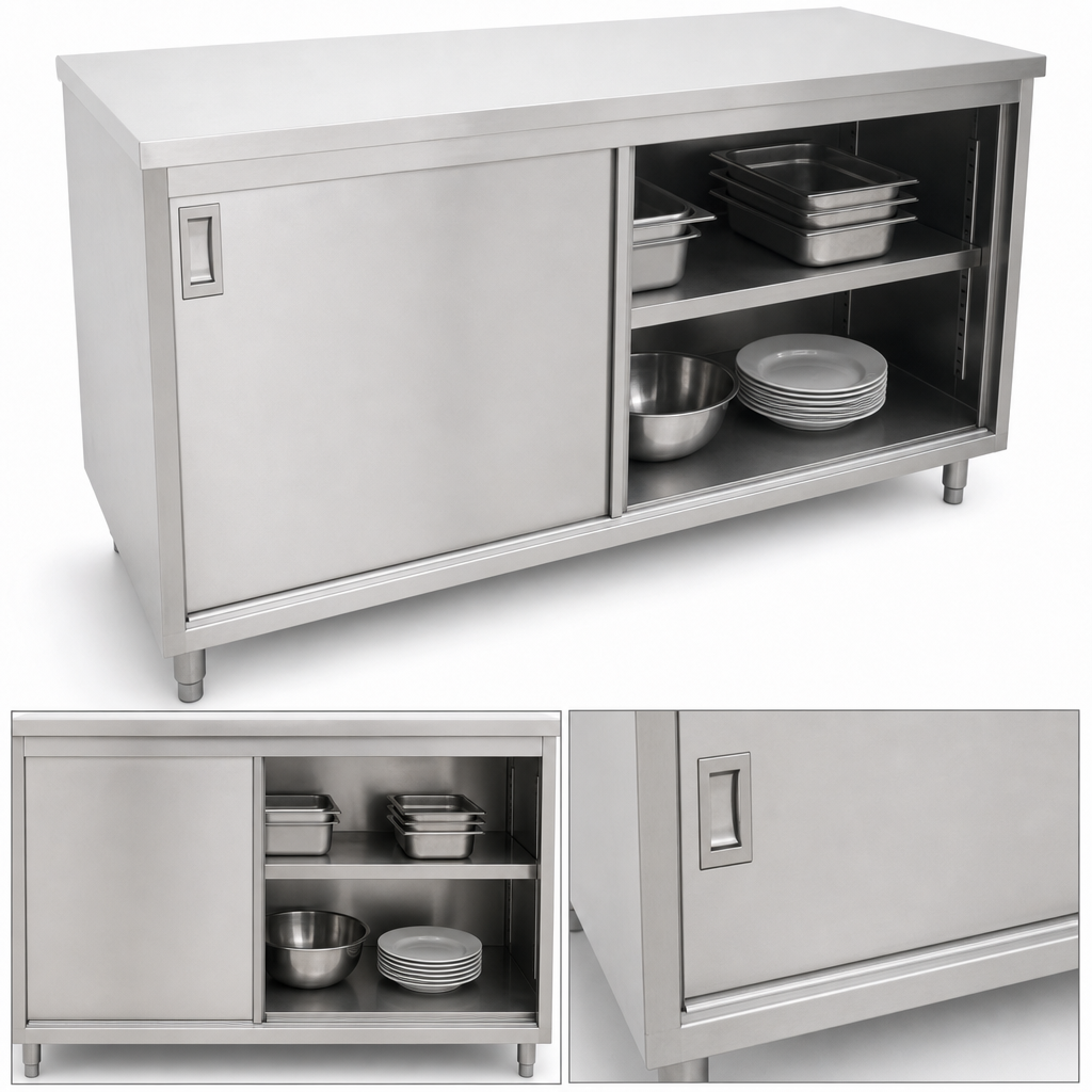 Cabinet Base With Sliding Doors