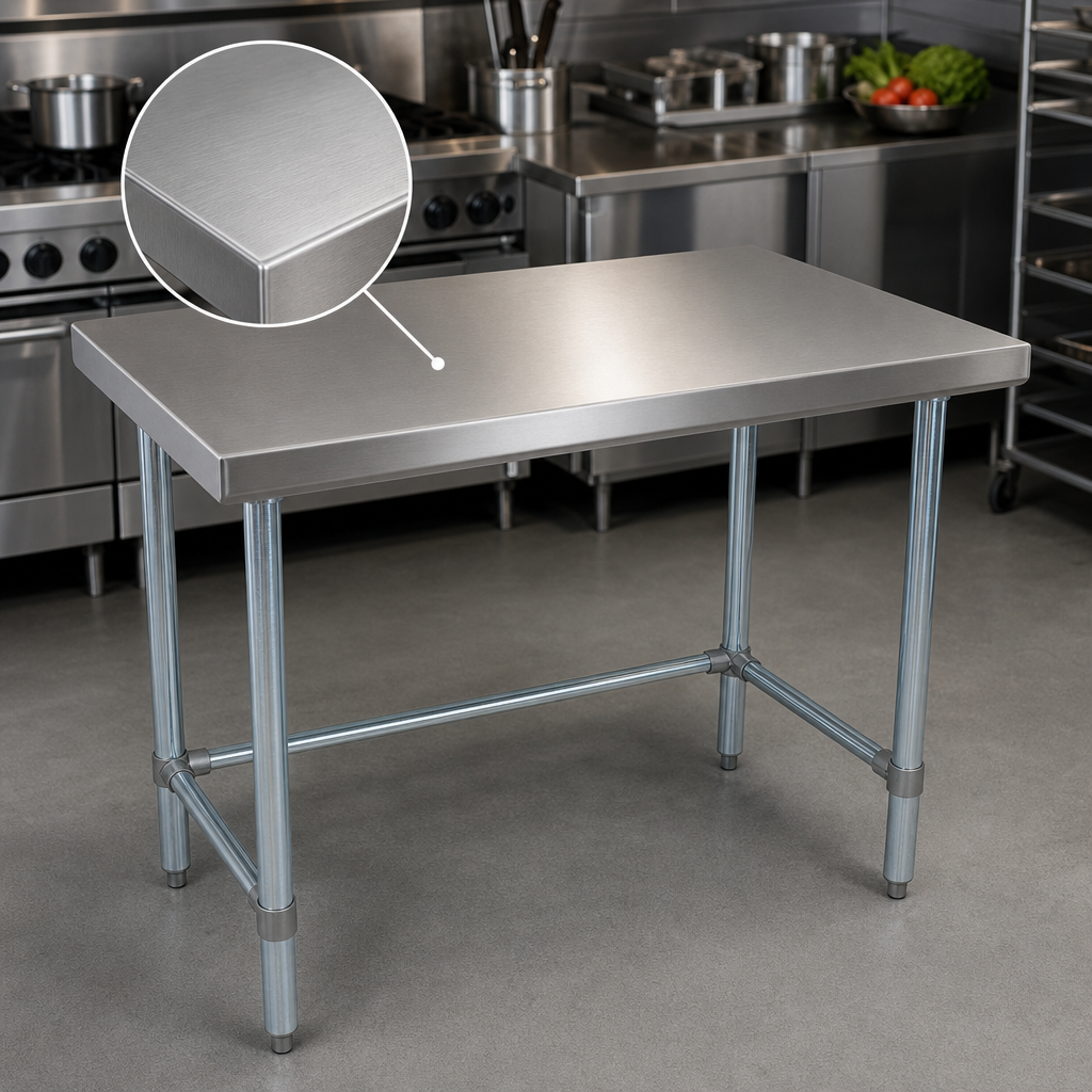 18-Gauge T-430 Stainless Steel Top