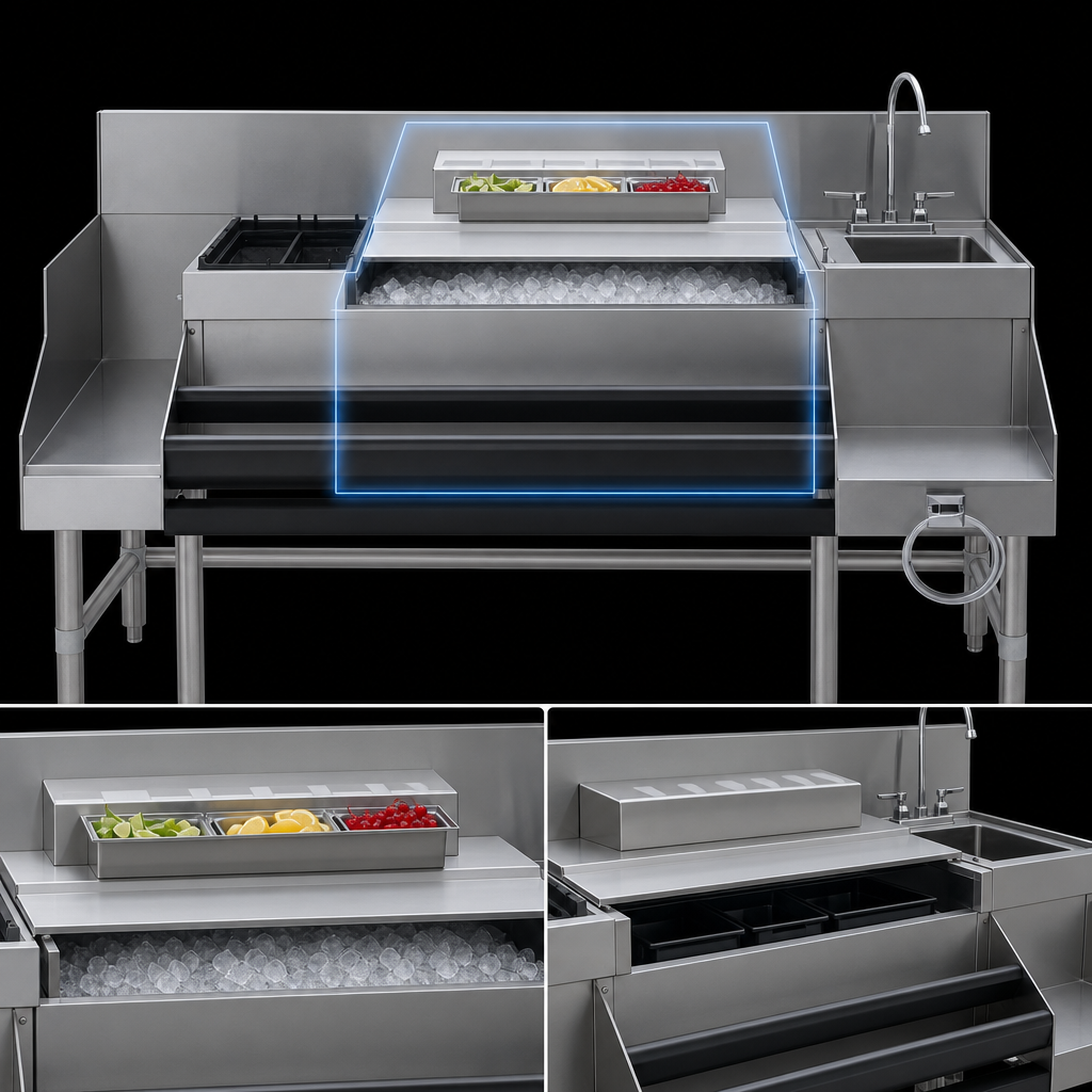 Center Combi Ice Bin