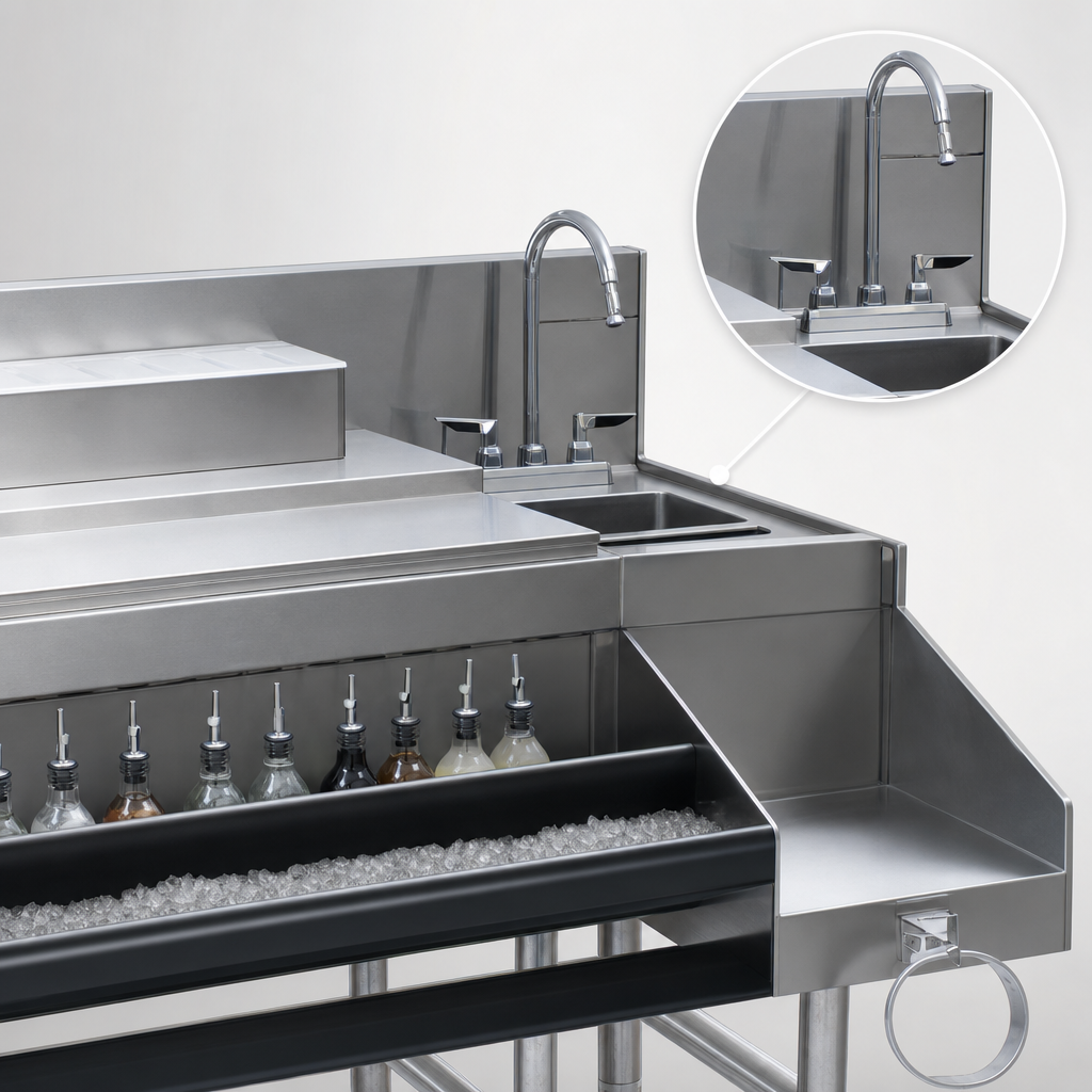 Blender Station With Sink