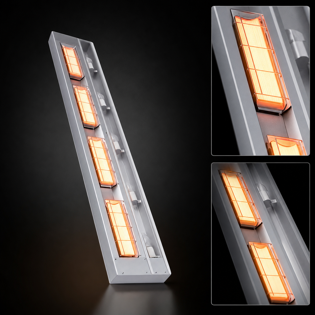 Double Ceramic Heating Strip