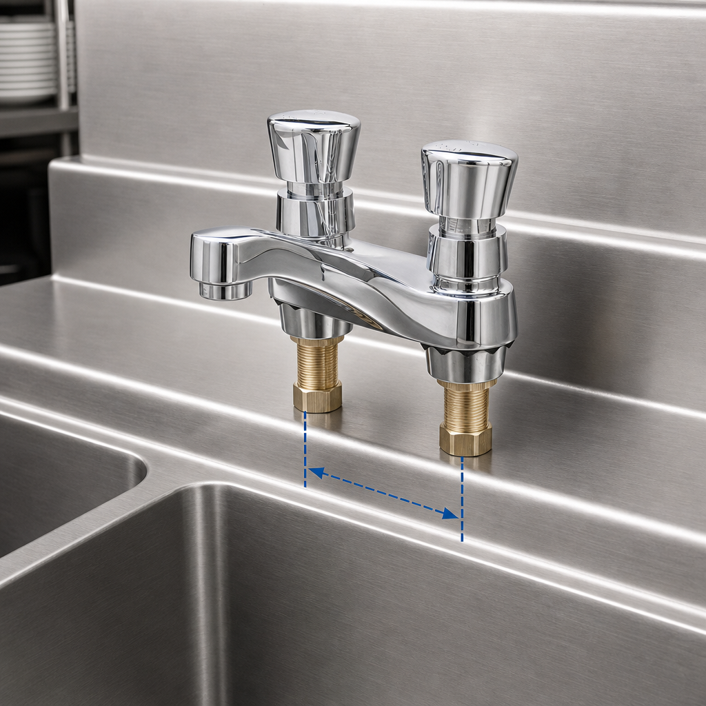 4-Inch Centerset Deck Mount