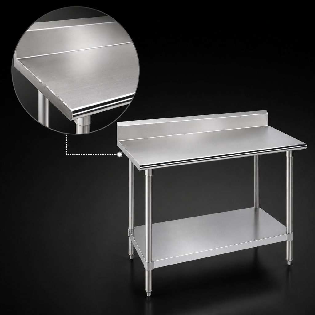 16 Gauge 430 Stainless Steel Top