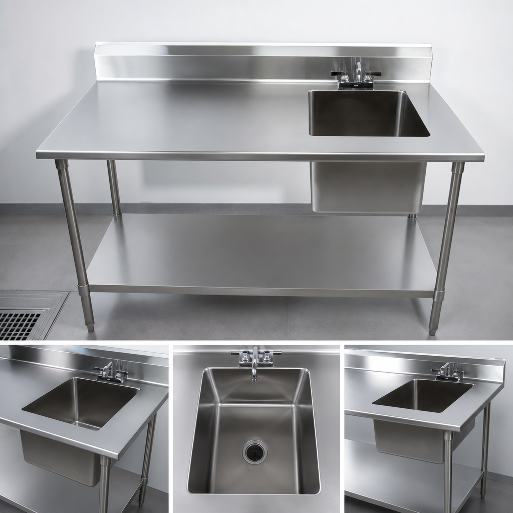 Right-Side Prep Sink