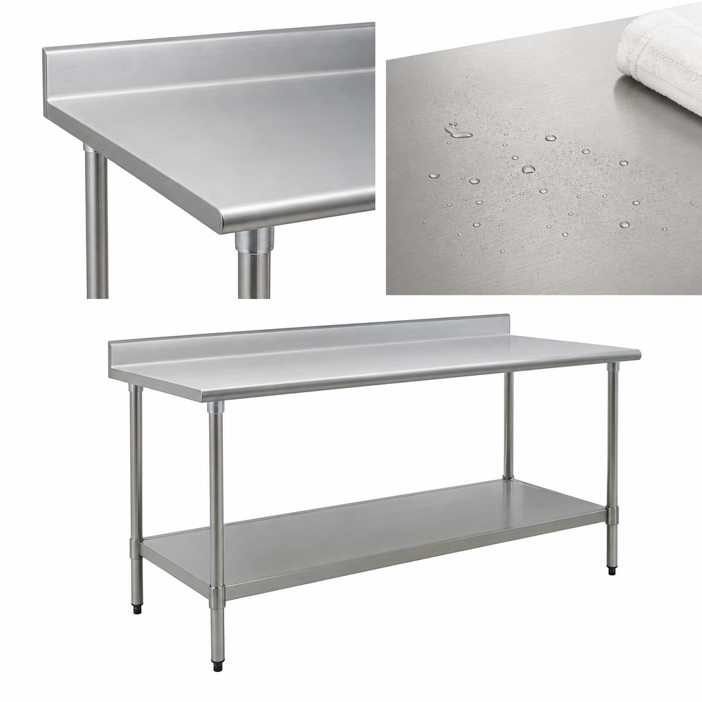 Heavy-Gauge 430 Stainless Steel Top