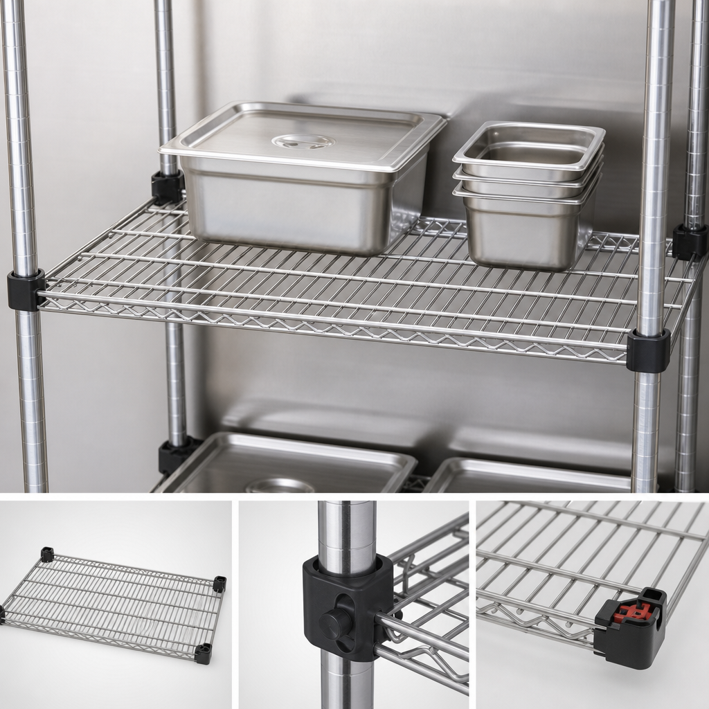 Quad-Adjust Reverse Mat Shelf