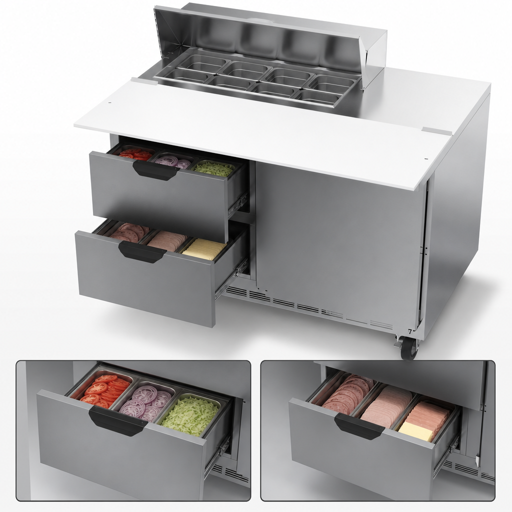 Two Pull-Out Drawers