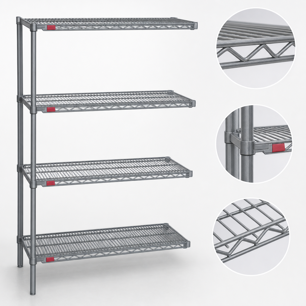 Patented QuadTruss Shelves
