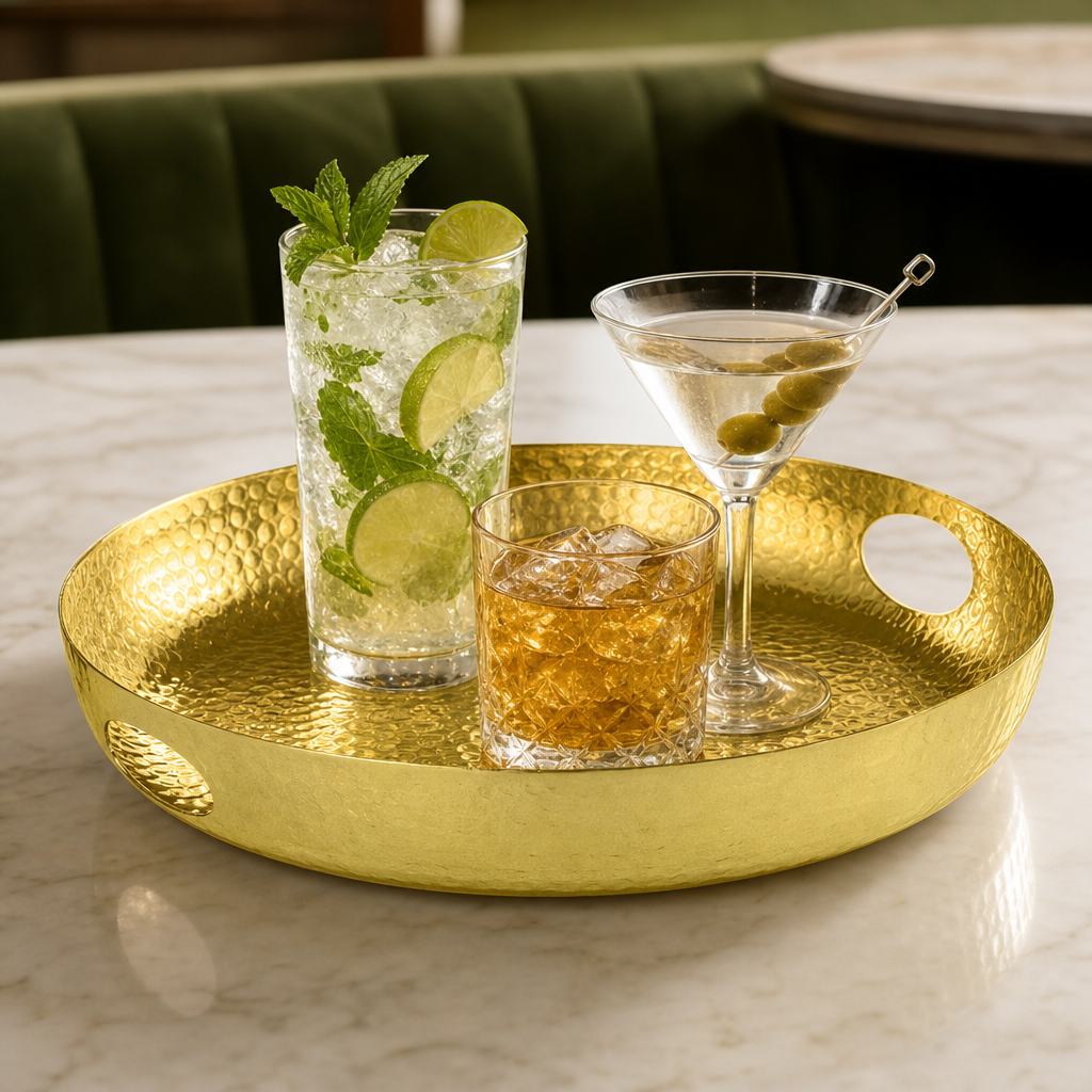 Round Beverage Tray