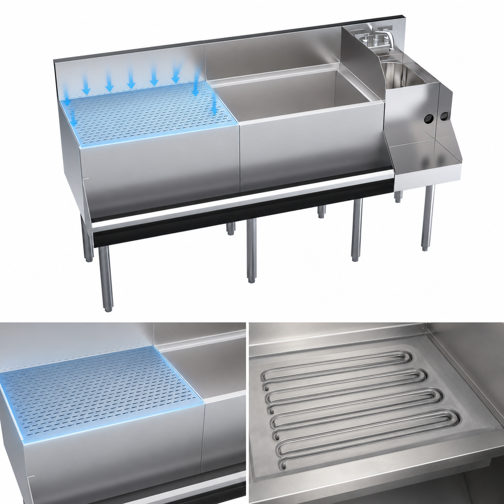 Built-In 10-Circuit Cold Plate
