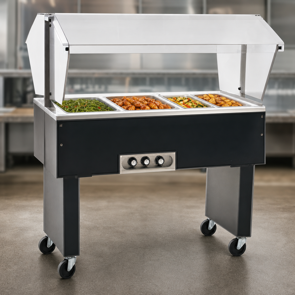 Four Hot Food Wells