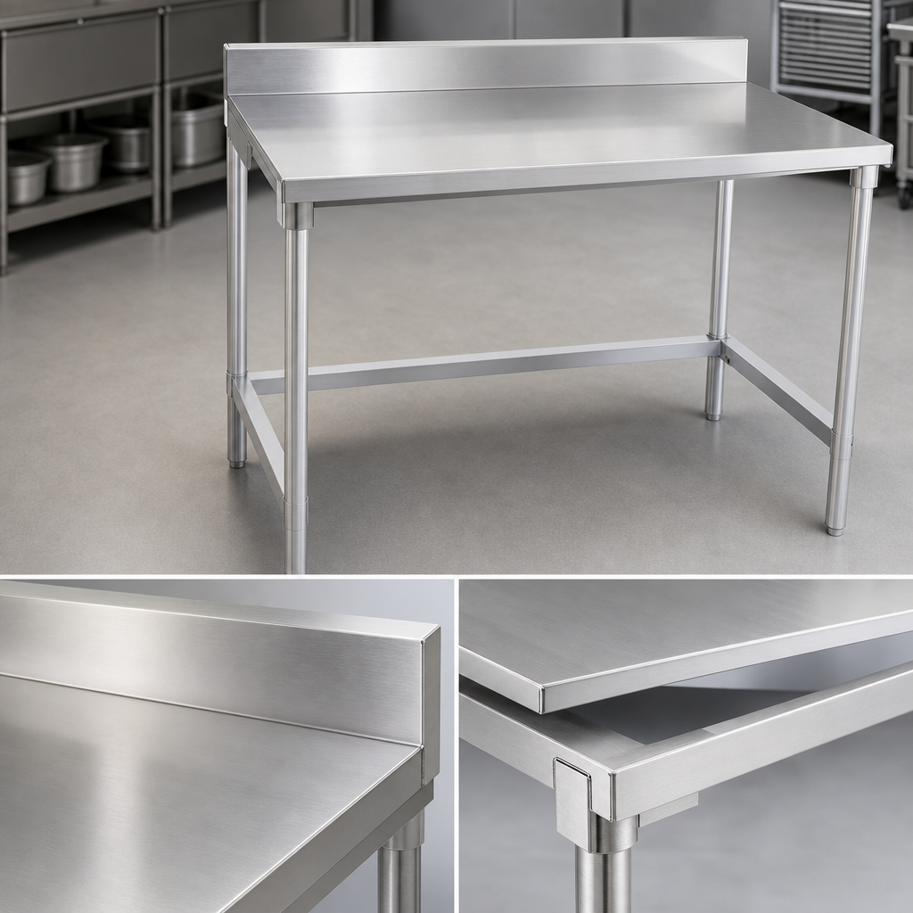 16-Gauge Type 304 Stainless Steel Top