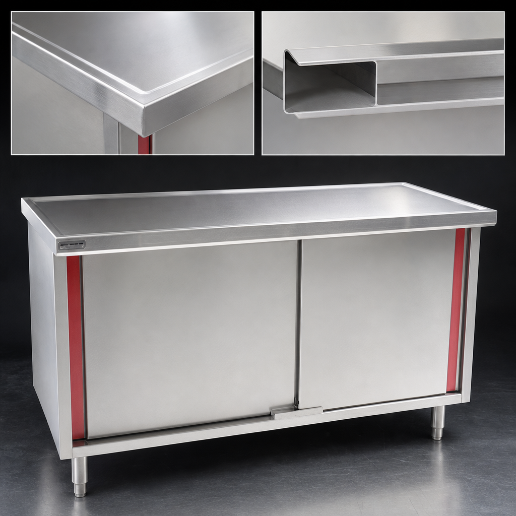 14-Gauge 304 Stainless Steel Top