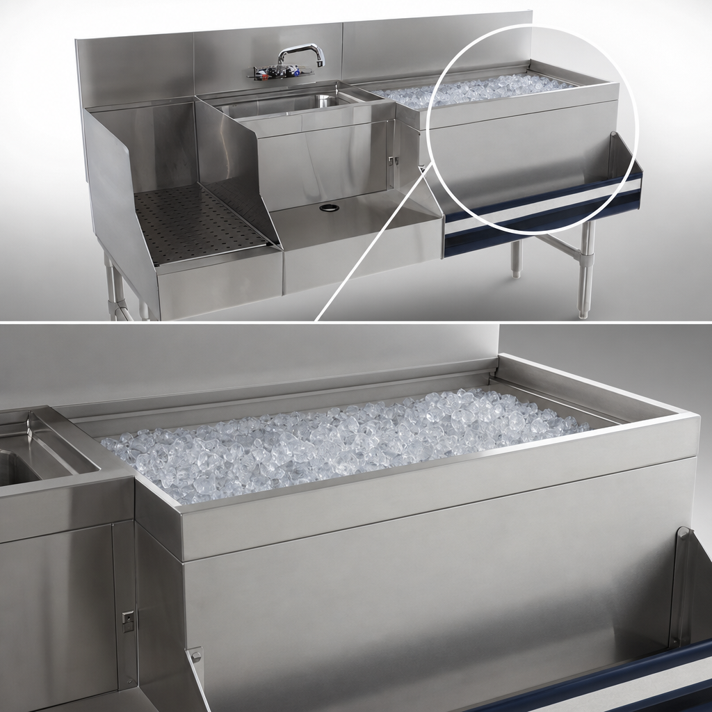 Right-Side Insulated Ice Bin